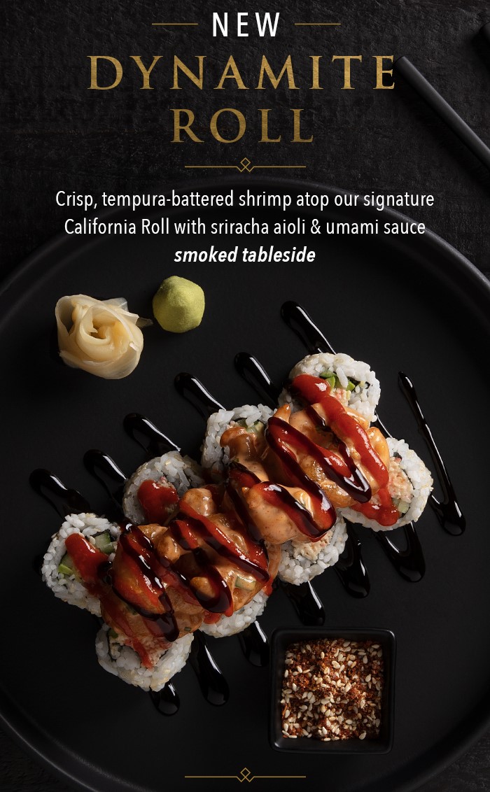 PF Changs Coupon Code New Dynamite Sushi Roll, Crisp tempurabatter